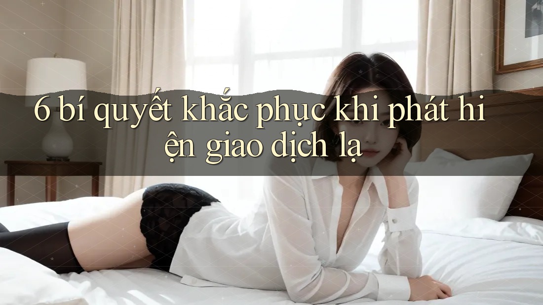 6 bí quyết khắc phục khi phát hiện giao dịch lạ 6 bí quyết khắc phục khi phát hiện giao dịch lạ
