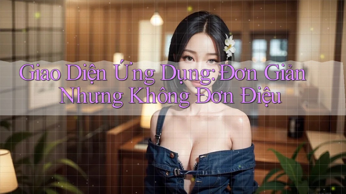 Giao Diện Ứng Dụng: Đơn Giản Nhưng Không Đơn Điệu Giao Diện Ứng Dụng: Đơn Giản Nhưng Không Đơn Điệu