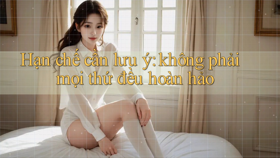 Hạn chế cần lưu ý: Không phải mọi thứ đều hoàn hảo Hạn chế cần lưu ý: Không phải mọi thứ đều hoàn hảo