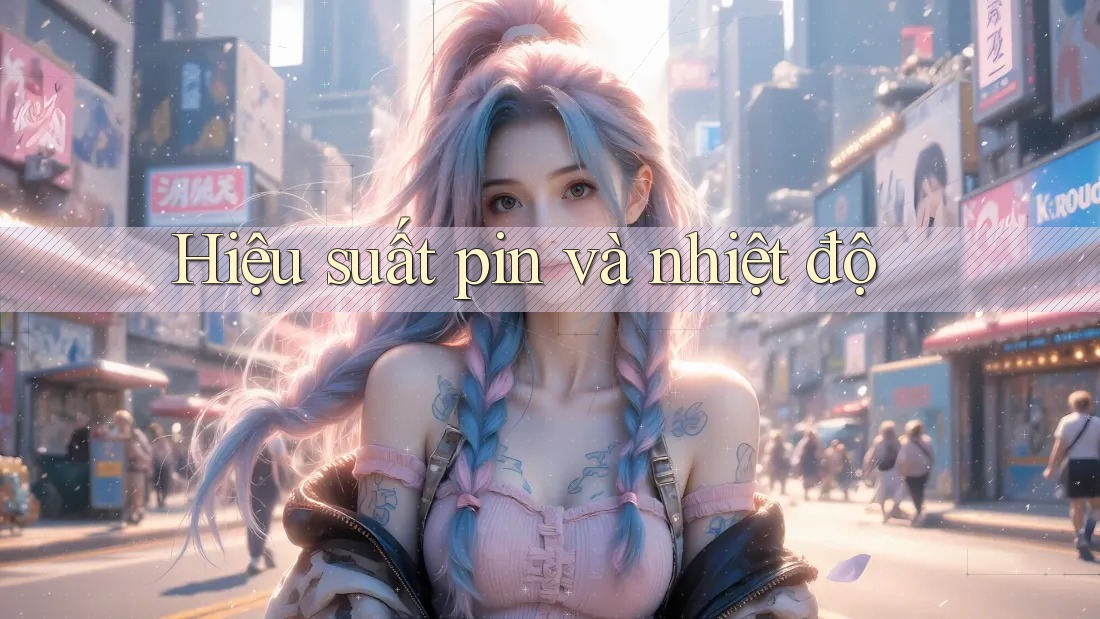 Hiệu suất pin và nhiệt độ Hiệu suất pin và nhiệt độ