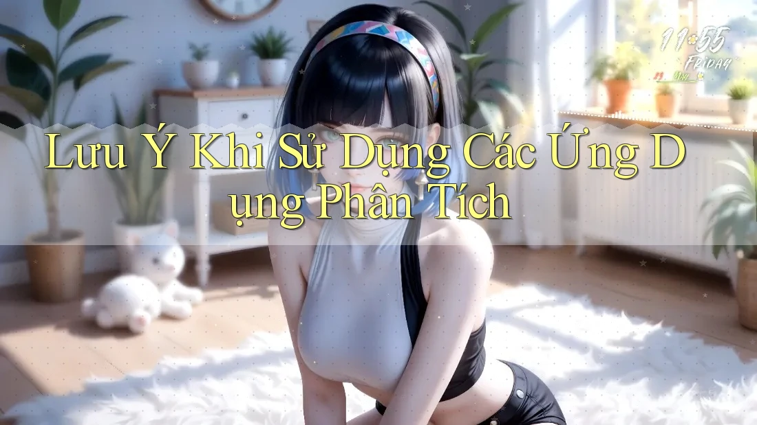 Lưu Ý Khi Sử Dụng Các Ứng Dụng Phân Tích Lưu Ý Khi Sử Dụng Các Ứng Dụng Phân Tích