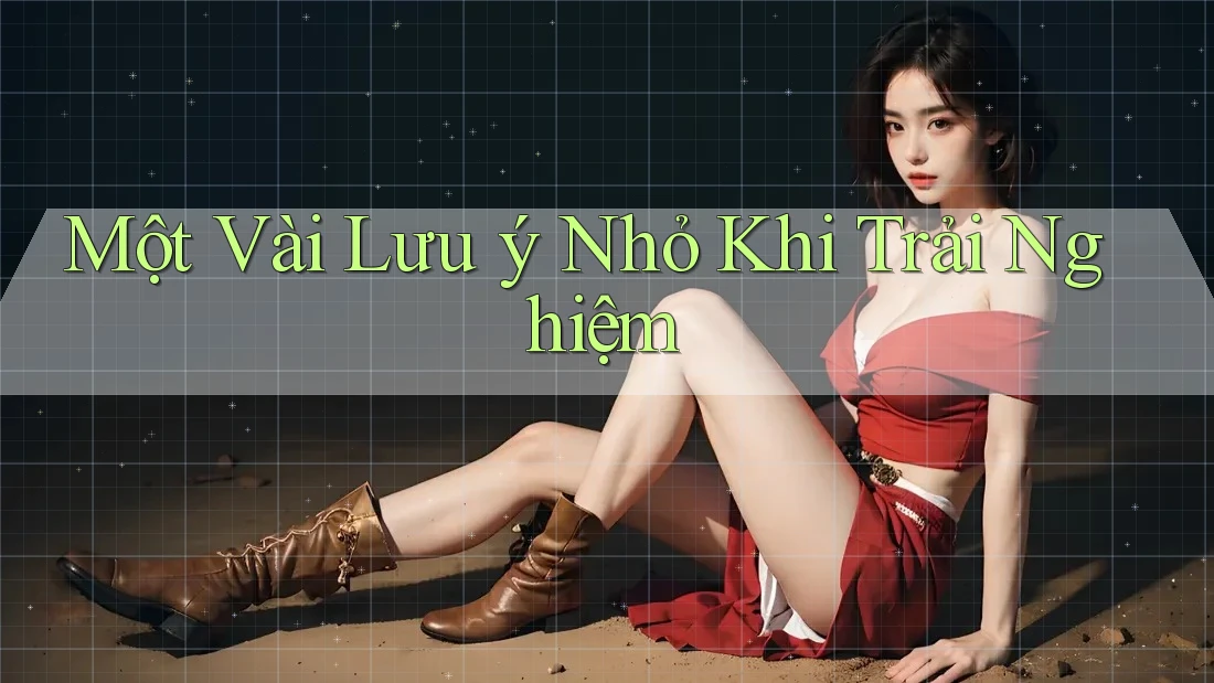 Một Vài Lưu ý Nhỏ Khi Trải Nghiệm Một Vài Lưu ý Nhỏ Khi Trải Nghiệm