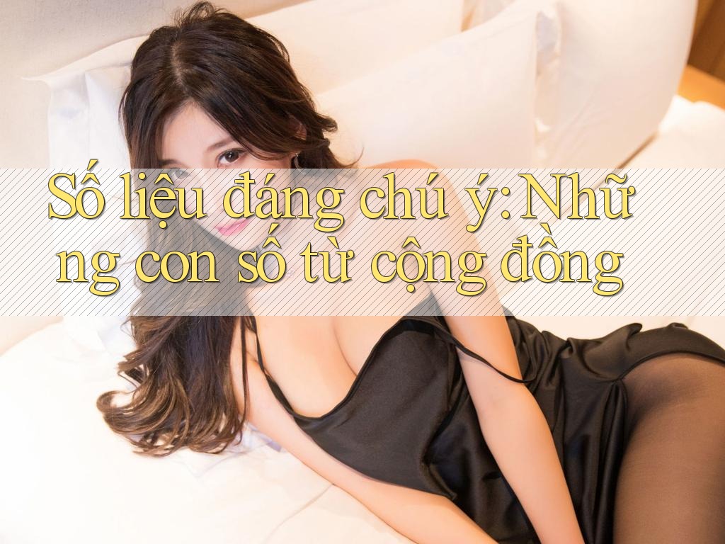 Số liệu đáng chú ý: Những con số từ cộng đồng Số liệu đáng chú ý: Những con số từ cộng đồng