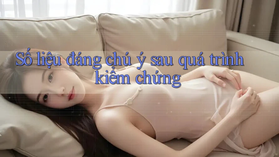 Số liệu đáng chú ý sau quá trình kiểm chứng Số liệu đáng chú ý sau quá trình kiểm chứng