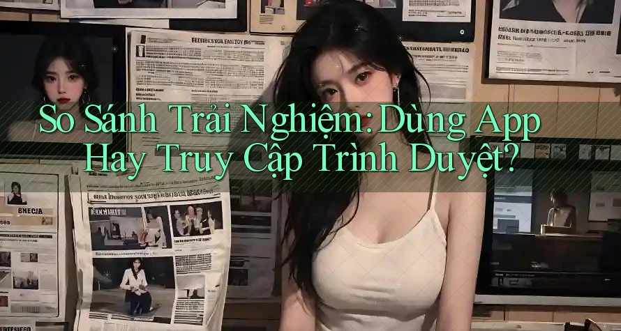 So Sánh Trải Nghiệm: Dùng App Hay Truy Cập Trình Duyệt? So Sánh Trải Nghiệm: Dùng App Hay Truy Cập Trình Duyệt?