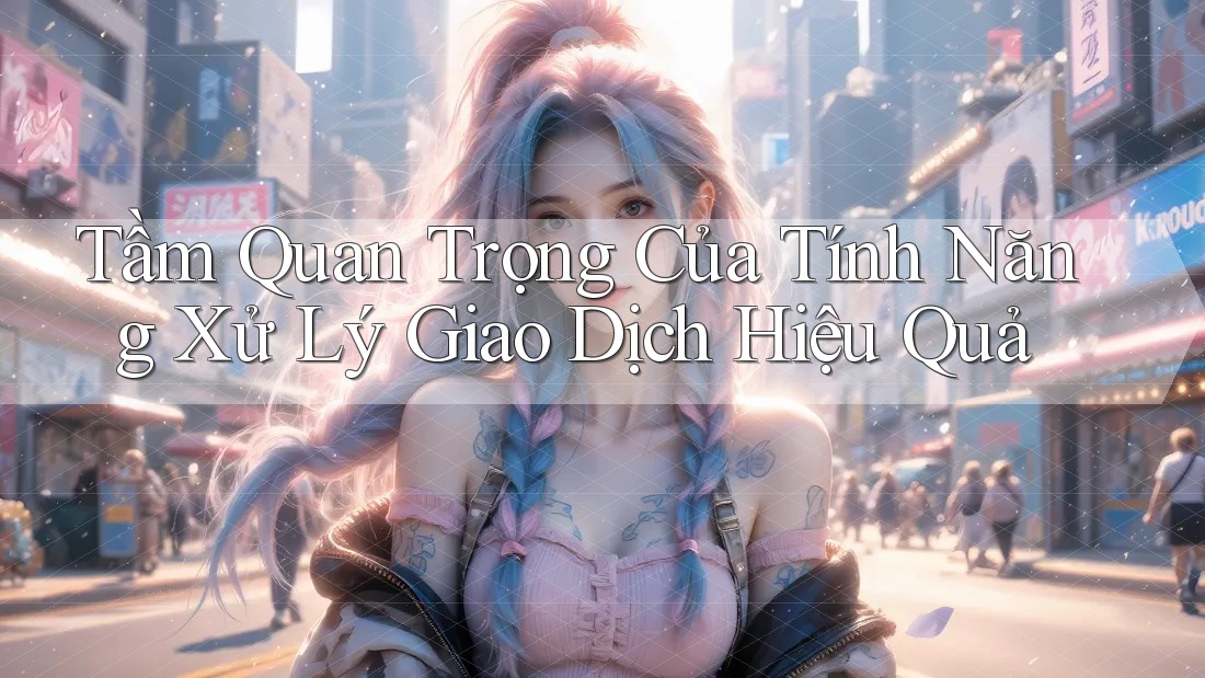 Tầm Quan Trọng Của Tính Năng Xử Lý Giao Dịch Hiệu Quả Tầm Quan Trọng Của Tính Năng Xử Lý Giao Dịch Hiệu Quả