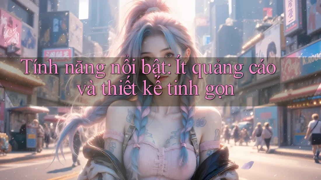 Tính năng nổi bật: Ít quảng cáo và thiết kế tinh gọn Tính năng nổi bật: Ít quảng cáo và thiết kế tinh gọn