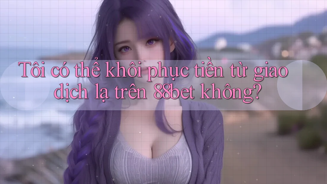 Tôi có thể khôi phục tiền từ giao dịch lạ trên 88bet không? Tôi có thể khôi phục tiền từ giao dịch lạ trên 88bet không?