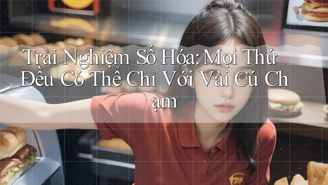 Trải Nghiệm Số Hóa: Mọi Thứ Đều Có Thể Chỉ Với Vài Cú Chạm Trải Nghiệm Số Hóa: Mọi Thứ Đều Có Thể Chỉ Với Vài Cú Chạm